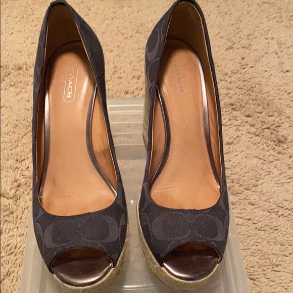 Coach wedges - Picture 1 of 4